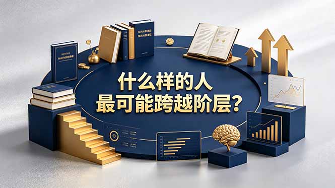 付费文章：什么样的人最可能跨越阶层？具备这五种特质，普通人也能顺利跨越阶层-资源后花园