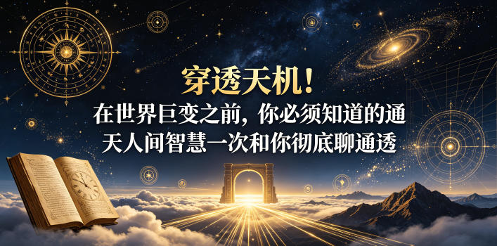 付费文章：穿透天机！在世界巨变之前，你必须知道的通天人间智慧一次和你彻底聊通透-资源后花园