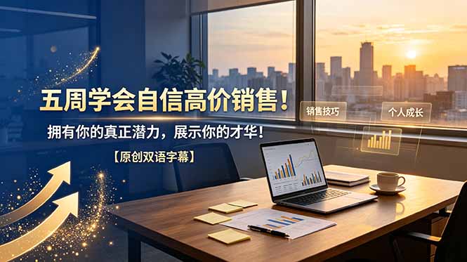 五周学会自信高价销售！拥有你的真正潜力，展示你的才华！【原创双语字幕】-资源后花园