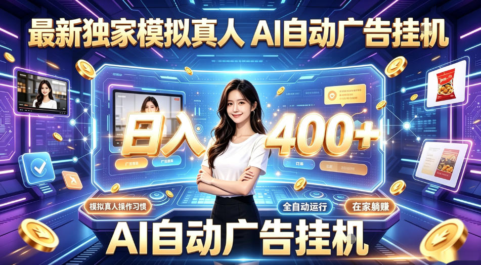 最新独家模拟真人，AI自动挂号挂G，日入400+，全程全自动运行，无需人工【揭秘】-资源后花园