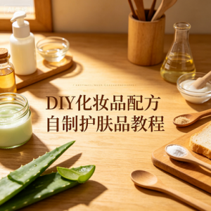 DIY化妆品配方自制护肤品教程学习资料手工制作大全芦荟胶水乳霜-资源后花园