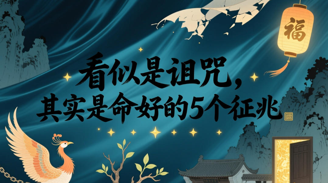 付费文章：看似是诅咒，其实是命好的5个征兆-资源后花园