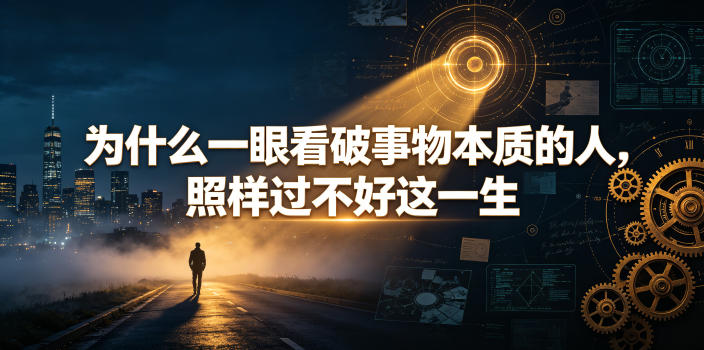 付费文章：为什么一眼看破事物本质的人，照样过不好这一生-资源后花园