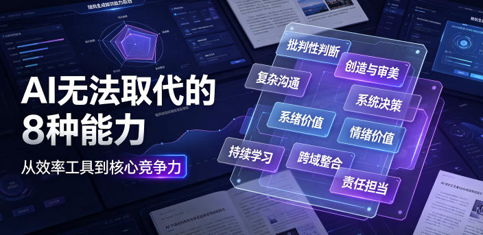 付费文章：AI无法取代的8种能力-资源后花园