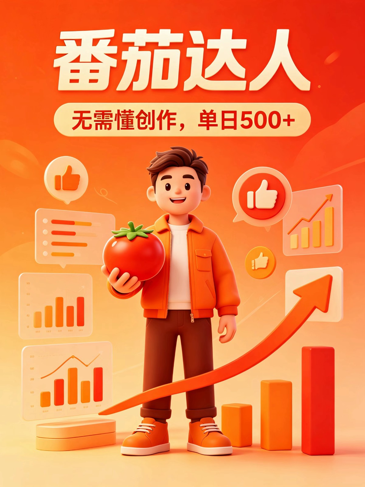番茄小说达人全自动变现，普通人轻松日入500+-资源后花园