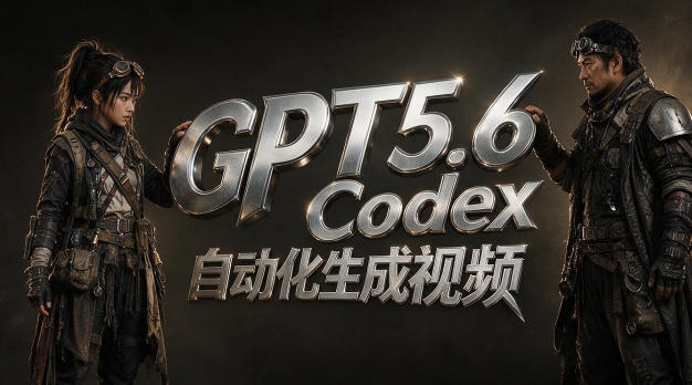GPT5.6+Codex自动化生成视频全流程实战，从提示词设计、角色设定、封面海报，到视频生成思路与自动化工作流-资源后花园