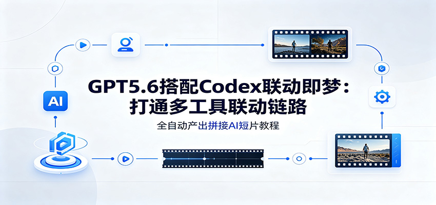 GPT5.6搭配Codex联动即梦:打通多工具联动链路,全自动产出拼接AI短片教程-资源后花园