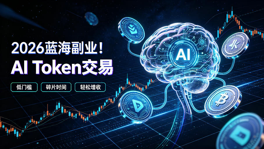 2026全新风口副业|AI智能Token交易,空闲时间轻松 賺 收益,无需全天盯盘【揭秘】-资源后花园