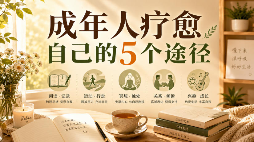 付费文章：成年人疗愈自己的5个途径-资源后花园
