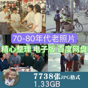 中国70-80年代城市生活老照片人文纪实摄影作品集JPG图片电子版-资源后花园