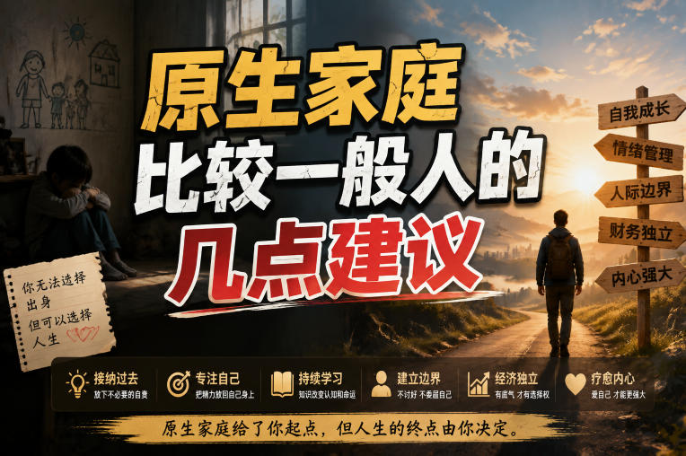 付费文章：给原生家庭比较一般人的几点建议-资源后花园