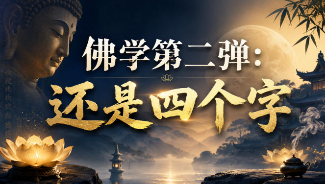 付费文章：佛学第二弹：还是四个字-资源后花园