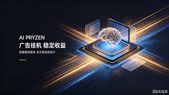 AI Pryzen 广告挂机｜24小时自动跑，日入300-500，新手零门槛-资源后花园