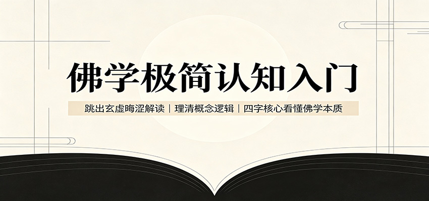 佛学极简认知入门：跳出玄虚晦涩解读，理清概念逻辑，四字核心看懂佛学本质-资源后花园