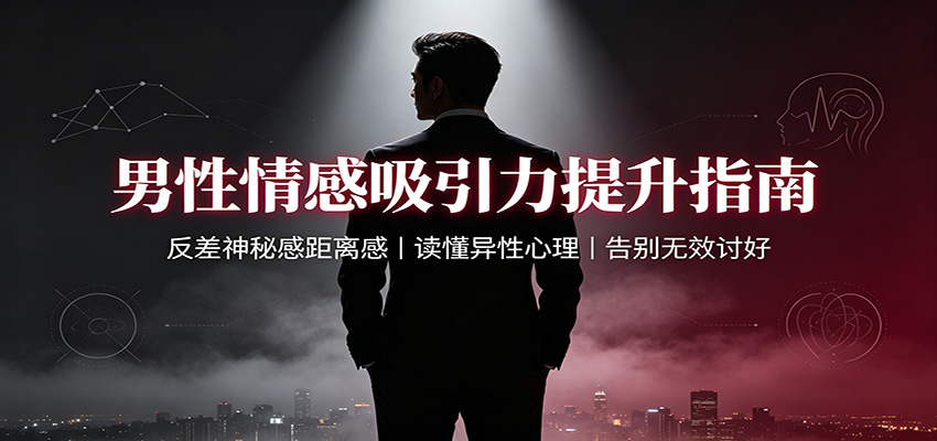 男性情感吸引力提升指南：反差神秘感距离感，读懂异性心理，告别无效讨好-资源后花园