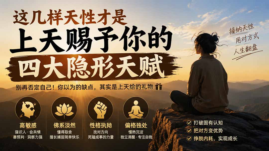 付费文章：这几样天性才是上天赐予你的四大隐形天赋-资源后花园