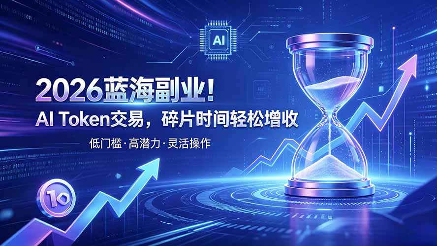 AI Token算力赛道！普通人可入局的数字副业-资源后花园