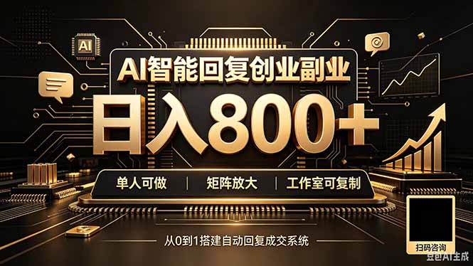 全自动AI挂机创业｜个人副业→工作室全链路扶持-资源后花园