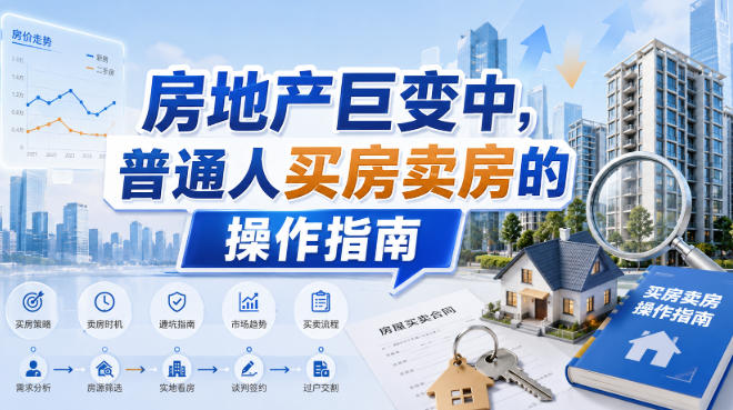 付费文章：房地产巨变中，普通人买房卖房的操作指南【上篇+下篇】-资源后花园