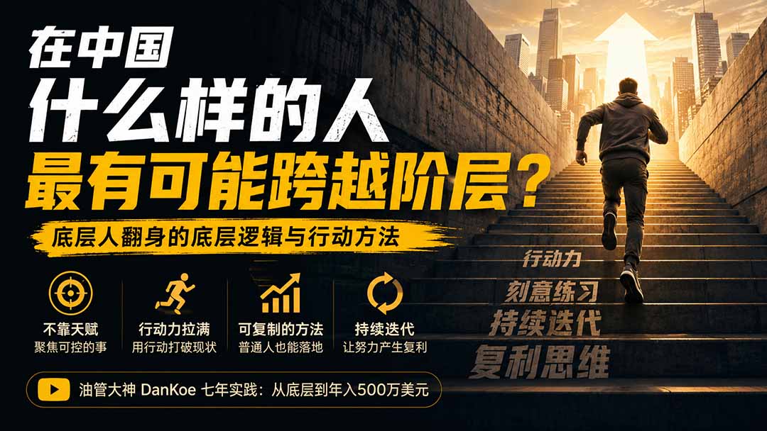 付费文章：在中国什么样的人最有可能跨越阶层？底层人翻身的方法！-资源后花园