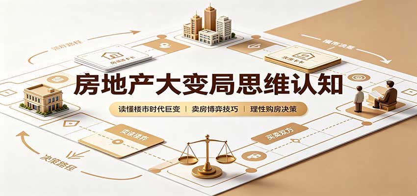 房地产大变局思维认知：读懂楼市时代巨变，卖房博弈技巧，理性购房决策-资源后花园