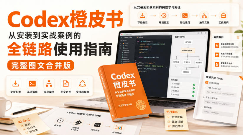 Codex橙皮书，从安装到实战案例的全链路使用指南，完整图文合并版-资源后花园