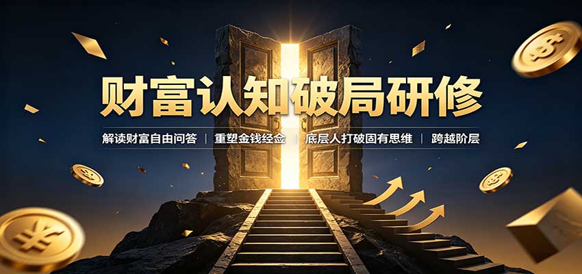 财富认知破局研修：解读”孙割”，重塑金钱观念，底层人打破固有思维跨越阶层-资源后花园