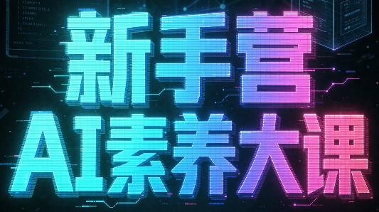 破局俱乐部·破局行动新手营AI素养大课-资源后花园