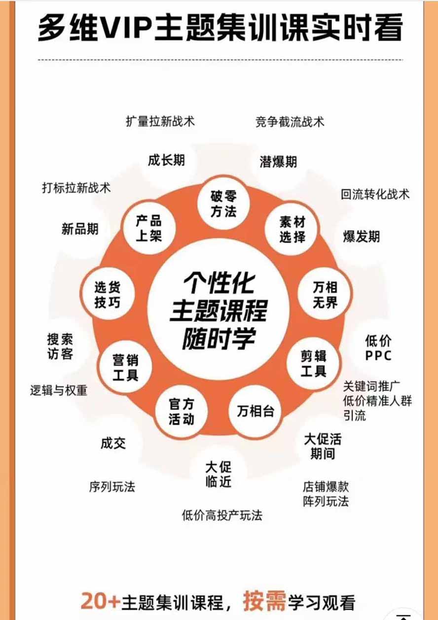 2026淘天开单秘籍PRO实战陪跑课程：全套落地运营玩法，一站式解决淘宝流量低、不出单难题(更新260906