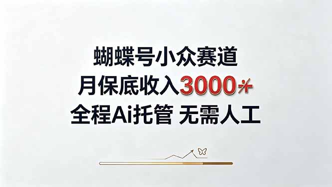 视频号小众领域，月收入3000+， 全程Ai托管操作  新人2天学会！-资源后花园