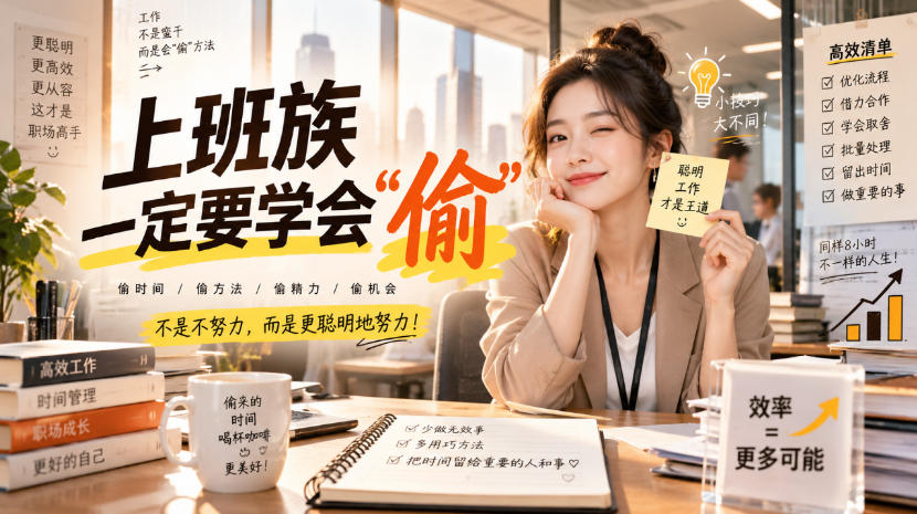 某社群精选付费文：上班族一定要学会“偷“-资源后花园