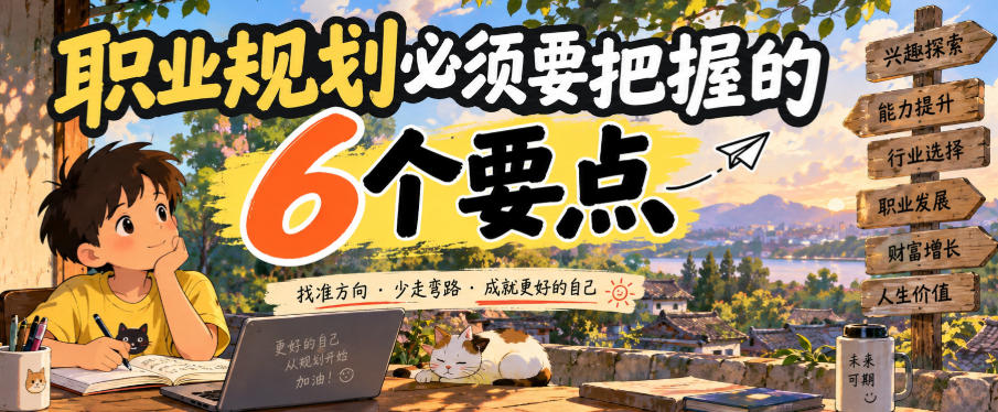 付费文章：职业规划必须要把握的6个要点-资源后花园