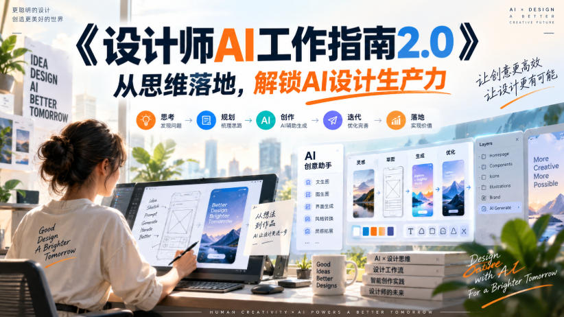 《设计师AI工作指南2.0》从思维落地-无水印，解锁AI设计生产力-资源后花园