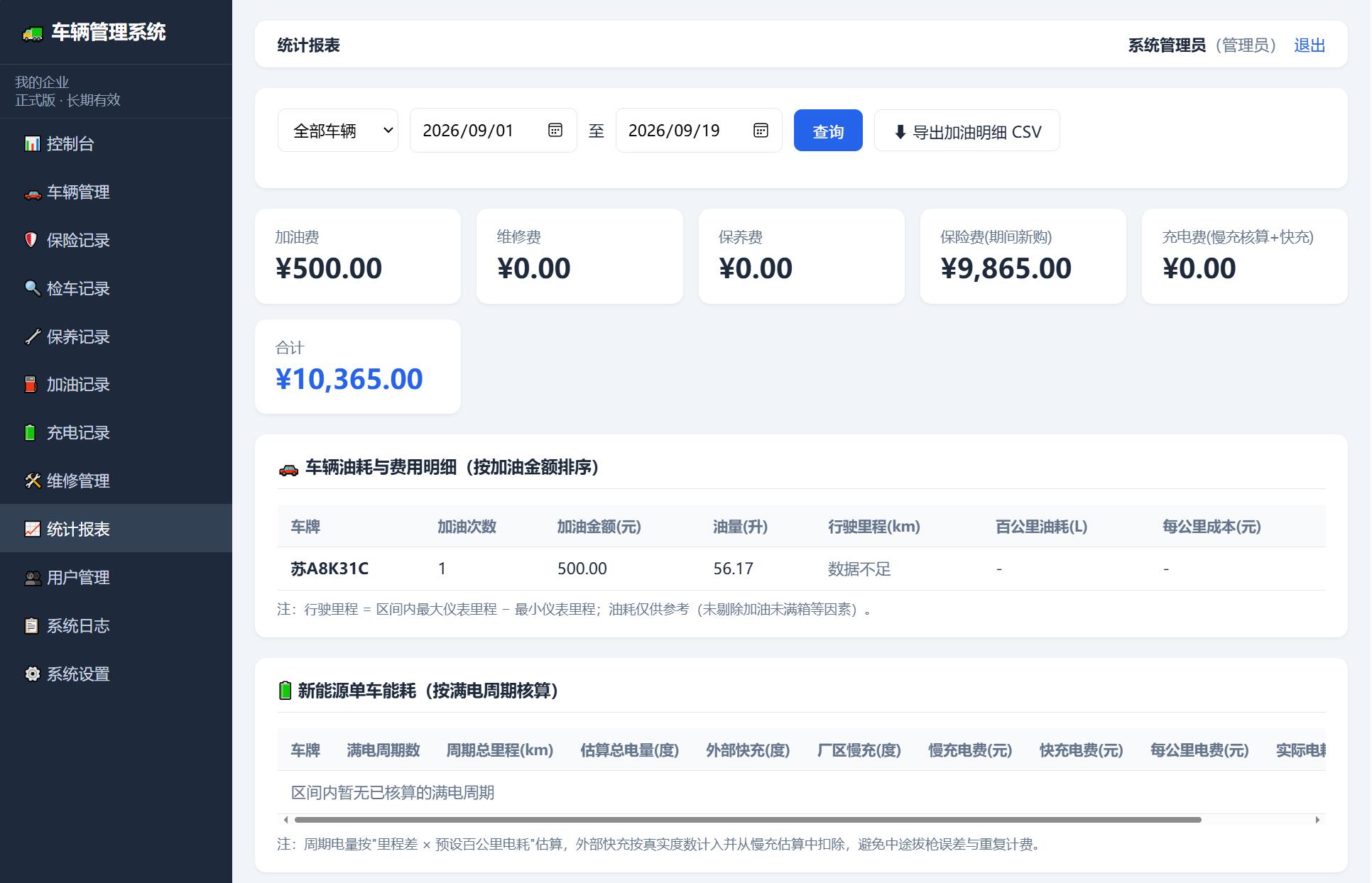 车辆管理系统网站源码