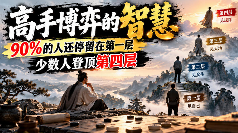 付费文章：高手博弈的智慧，90%的人还停留在第一层，少数人登顶第四层-资源后花园