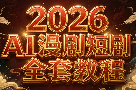 2026Ai漫剧短剧全套教程-资源后花园
