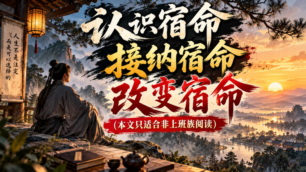 某公众号付费文章：认识宿命，接纳宿命，改变宿命(本文只适合非上班族阅读)-资源后花园