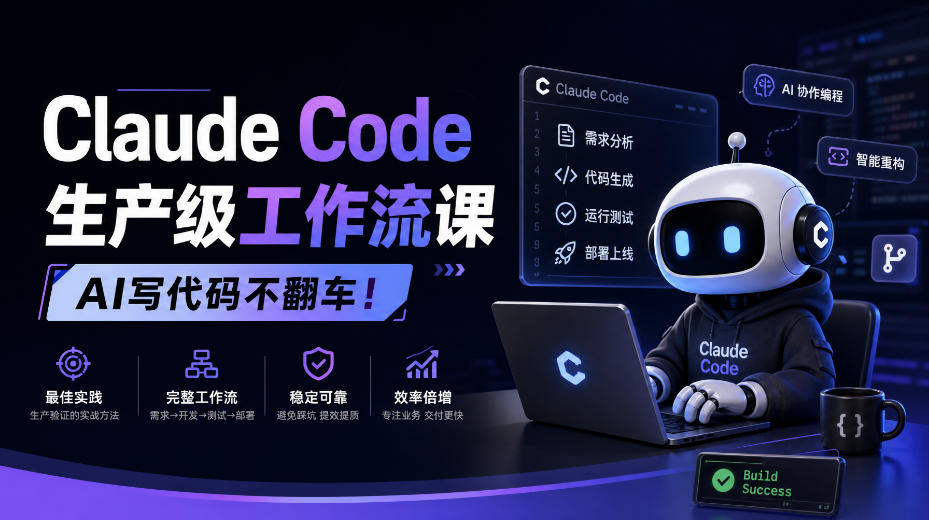 Claude Code生产级工作流课，AI写代码不翻车！【原创双语字幕】-资源后花园