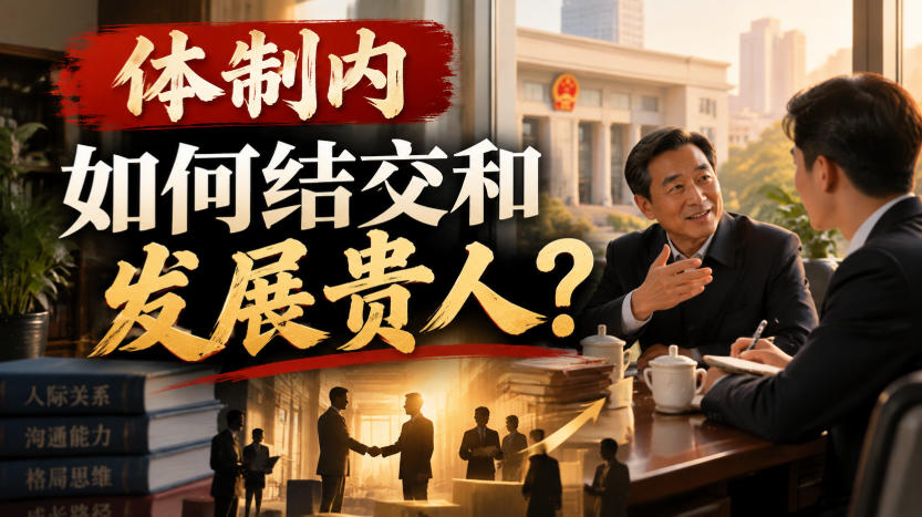 某公众号付费文章：体制内，如何结交和发展贵人?-资源后花园