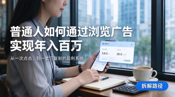 2026最新技术，24小时全自动浏览广告，全网独家项目，单台设备日入200+新手小白可快速上手，支持实地学习实地考察【揭秘】-资源后花园