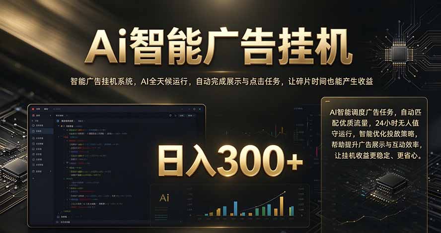 闲置设备别闲置，AI 广告自动化任务，看懂少走弯路-资源后花园