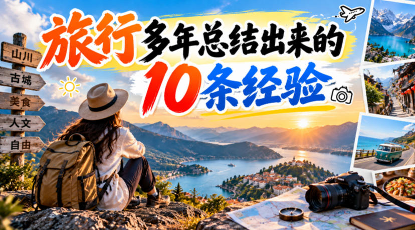 付费文章：旅行多年总结出来的10条经验-资源后花园