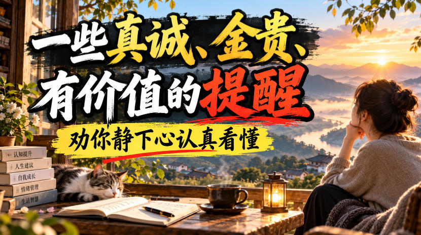 付费文章：一些真诚、金贵、有价值的提醒，劝你静下心认真看懂-资源后花园