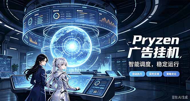 Pryzen广告全自动挂机给自己一个交代，门槛低，零基础小白也可以快速上手-资源后花园