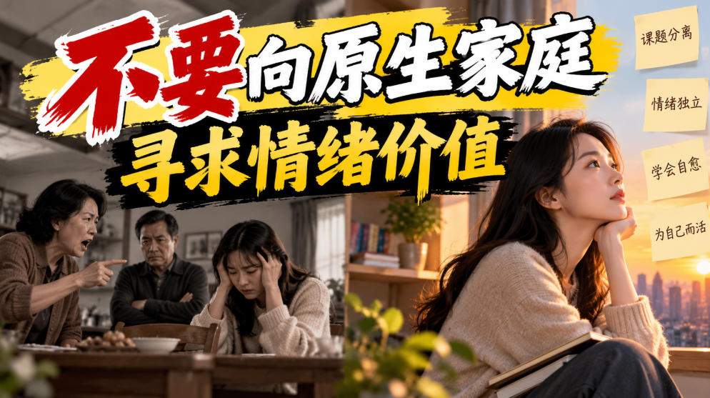 某公众号付费文章:不要向原生家庭寻求情绪价值