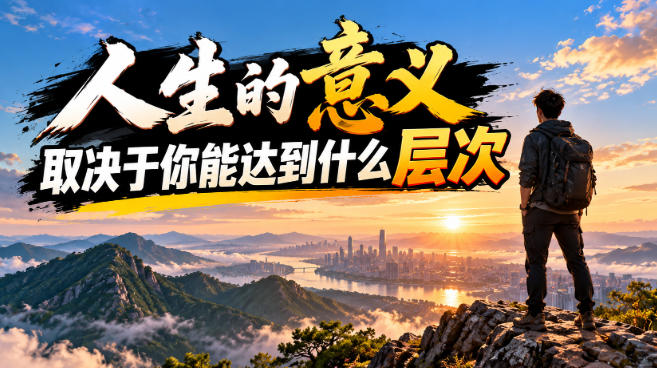 某公众号付费文章：人生的意义，取决于你能达到什么层次-资源后花园